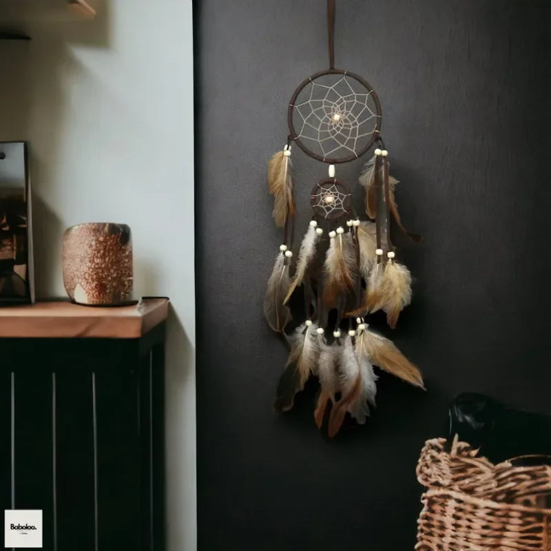 Large Macrame Dream Catcher Wall Hanging Boho Bohemian Bedroom Home Decor Aesthetic Wall Art Living Room Decoration
