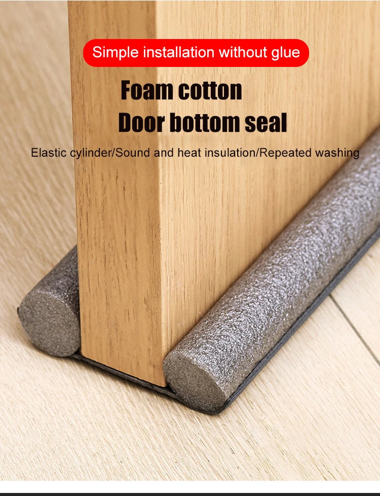 Door Draught Excluder — Double-Sided Draft Stopper