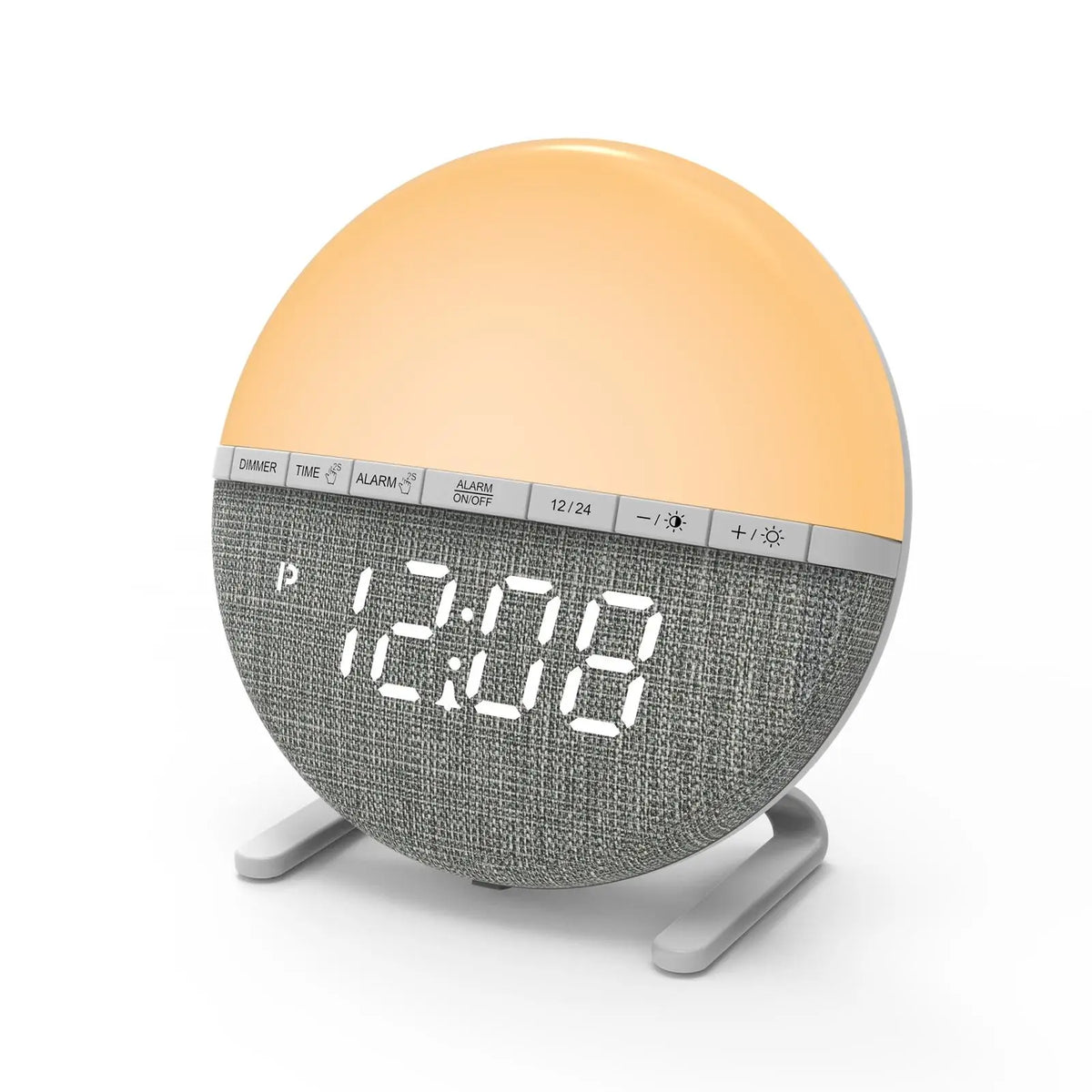 Sunrise Alarm Clock — Wake-Up Light with Sunset Mode & Natural Sounds