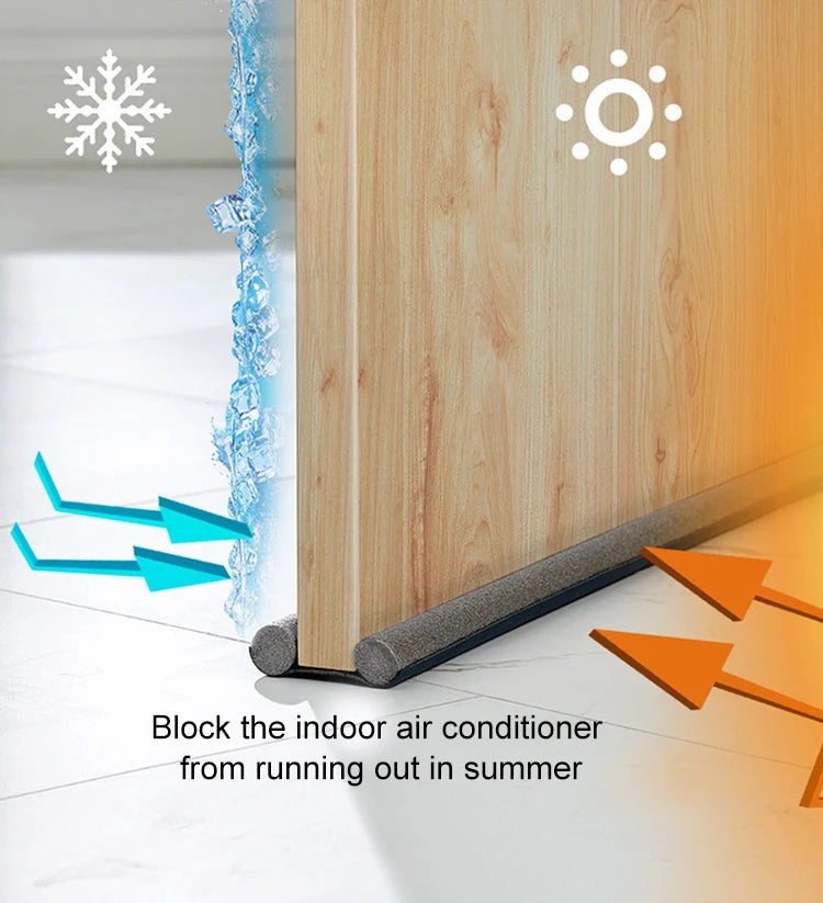 Door Draught Excluder — Double-Sided Draft Stopper