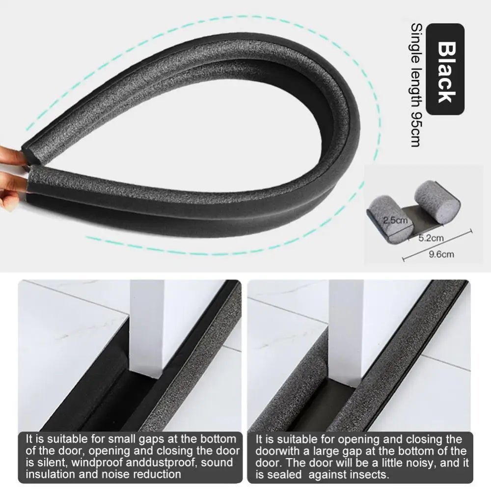 Door Draught Excluder — Double-Sided Draft Stopper