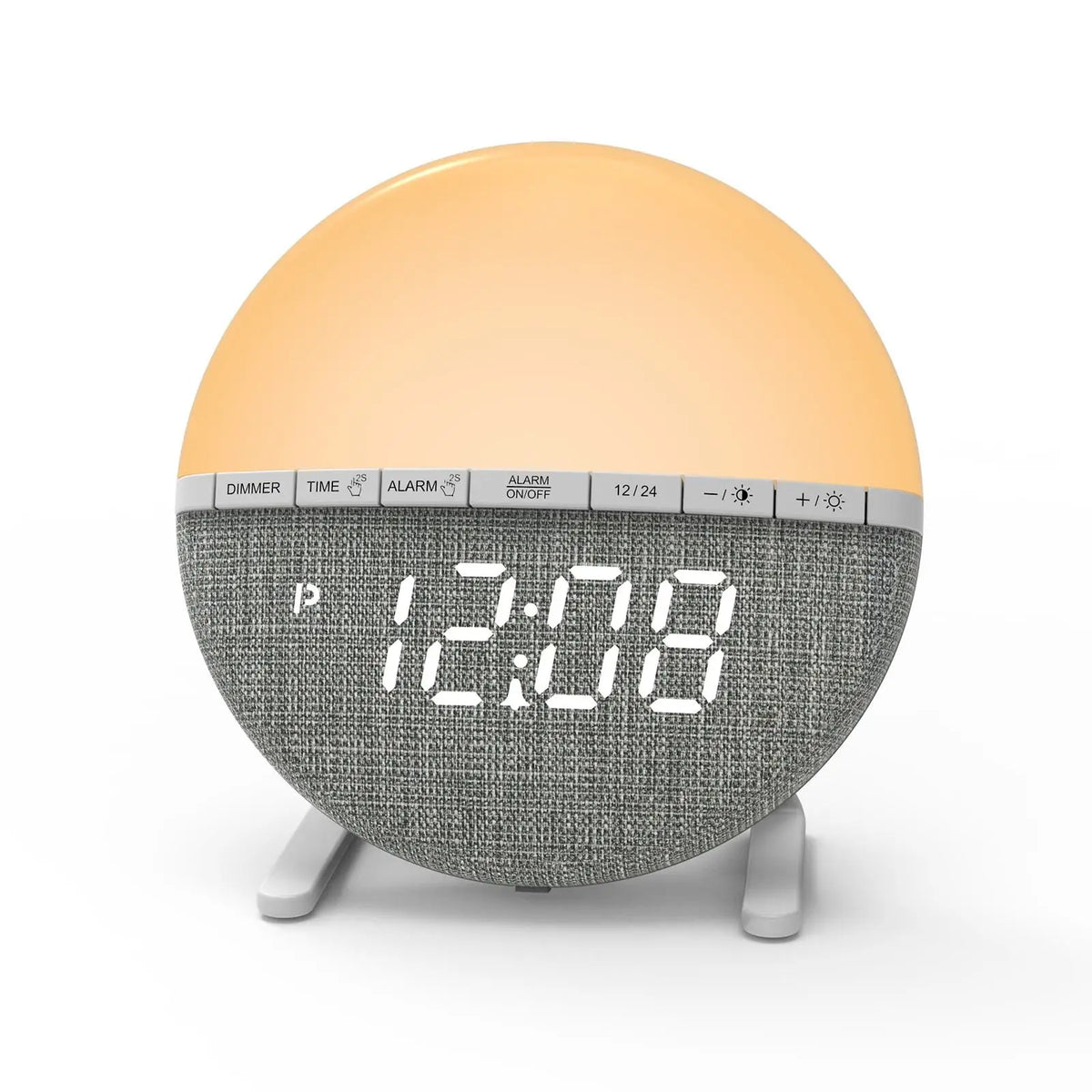 Sunrise Alarm Clock — Wake-Up Light with Sunset Mode & Natural Sounds