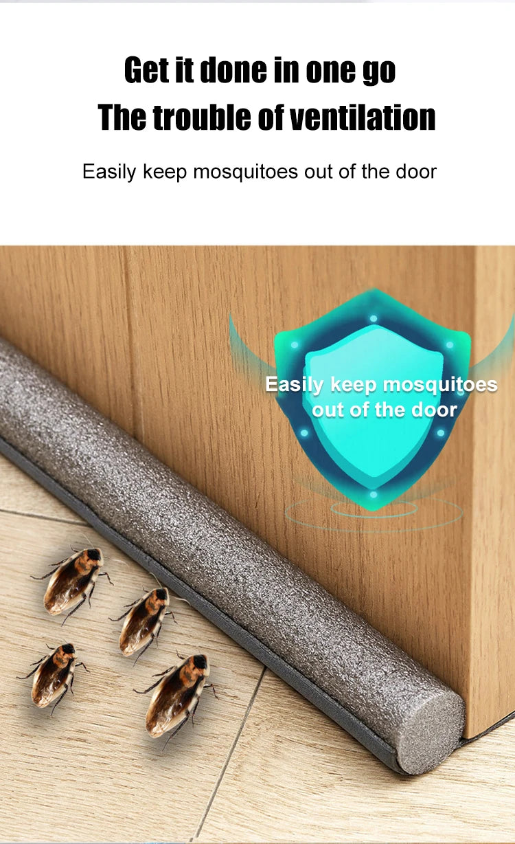 Door Draught Excluder — Double-Sided Draft Stopper