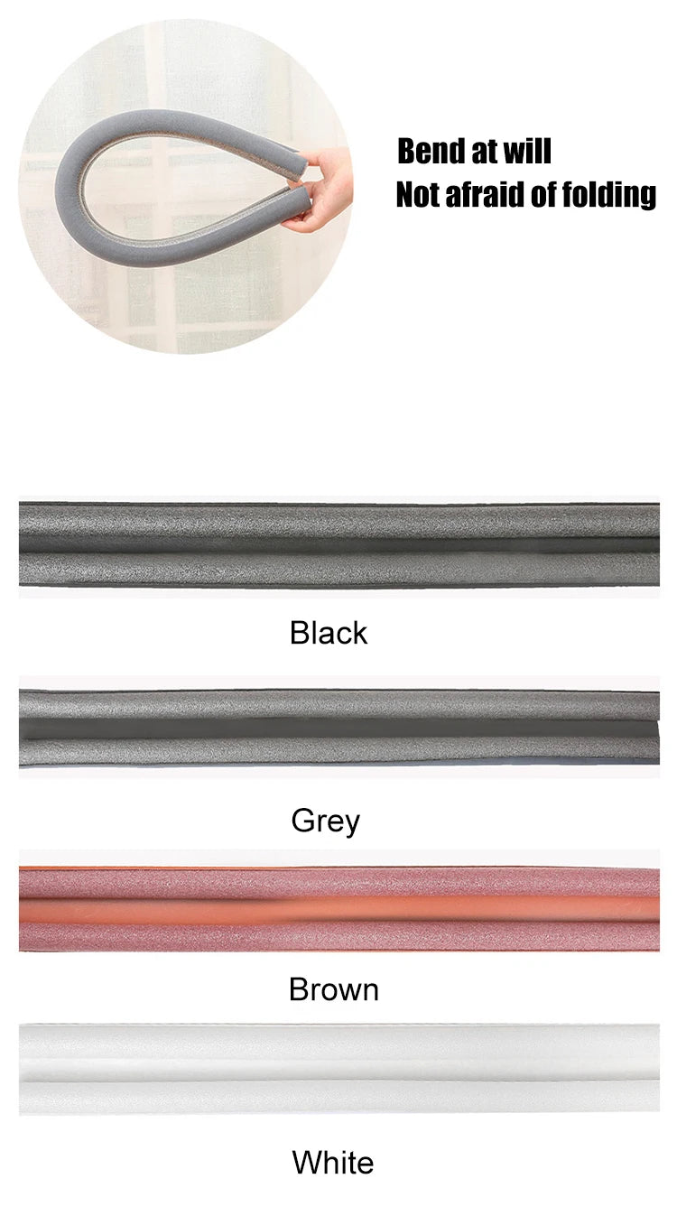 Door Draught Excluder — Double-Sided Draft Stopper